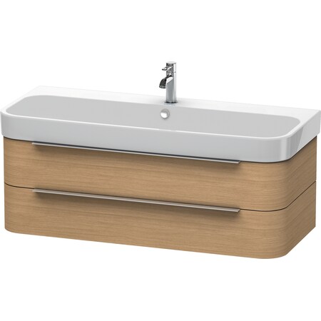 Duravit Happy D.2 Wall-Mounted Vanity Unit H2636705252 European Oak H2636705252